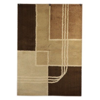 Geometrical Vintage Rug 1970s-1980s