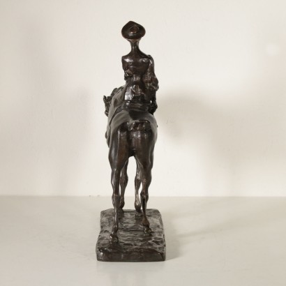 Sculpture Femme à Cheval Paul Troubetzkoy Bronze '900