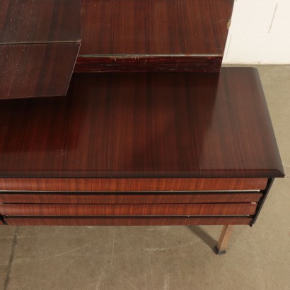 Buffet with Mirror Rosewood Veneer Vintage Italy 1960s