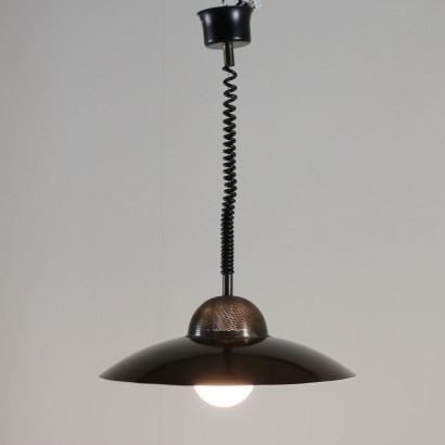 Ceiling Lamp Aluminium Italy 1960s