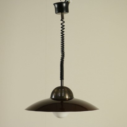 Ceiling Lamp Aluminium Italy 1960s