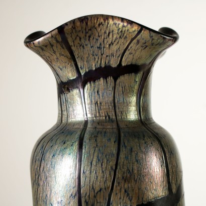 Iridescent Glass Vase Early 20th Century