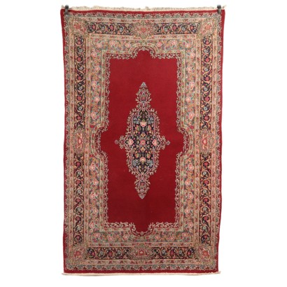 Tapis Kerman Coton Laine Fabrication manuelle Iran Années 70-80