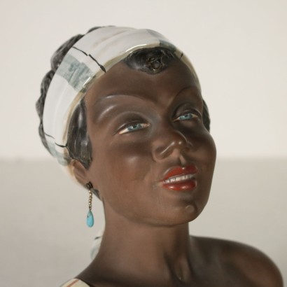 Bust Sculpture of a Young Woman Italy 1930s-1940s