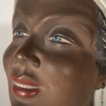 Buste d'une Jeune Femme Céramique Années 30-40