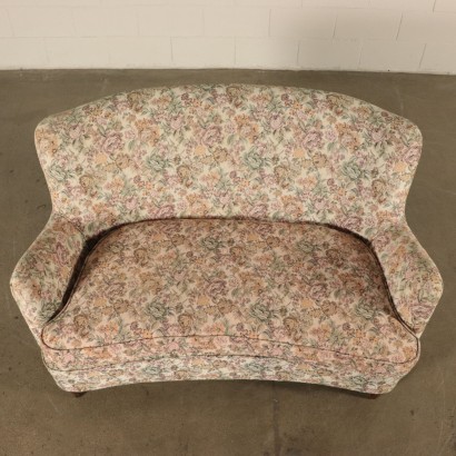 Two-seater Fabric Sofa Vintage Italy 1950s