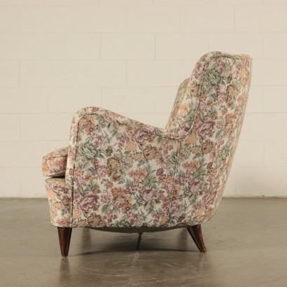 Two-seater Fabric Sofa Vintage Italy 1950s