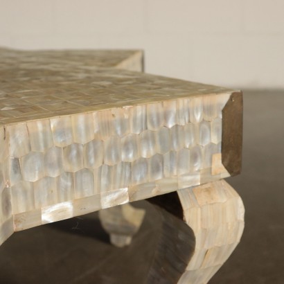 Mother-of-pearl Coffee Table Made in East 20th Century