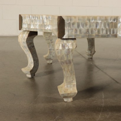 Mother-of-pearl Coffee Table Made in East 20th Century