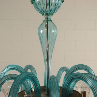 Glass Chandelier Murano Italy Mid 1900s