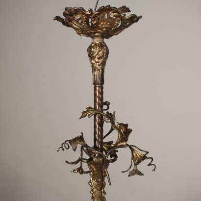 Bronze Chandelier Italy First Half of 1900s