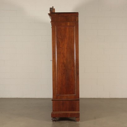 Walnut Wardrobe Manufactured in Italy 19th Century