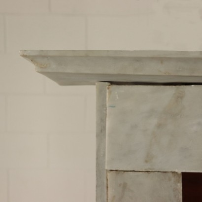 Neoclassical Marble Fireplace Structure Italy 18th Century