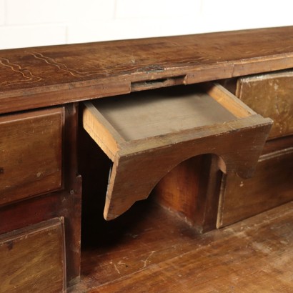 Commode Scriban Erable Noyer Fabriqué en Espagne '700