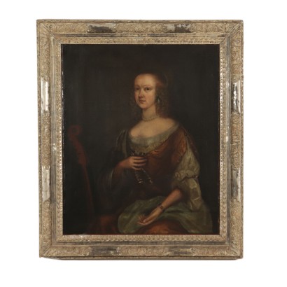 Portrait of a noblewoman with a cello