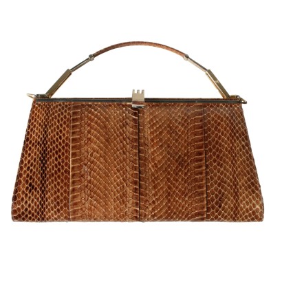 Vintage Reptile Skin Handbag