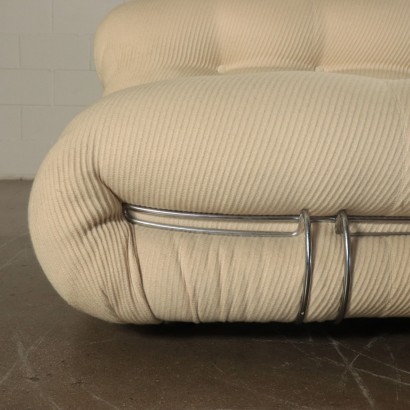 moderne Antiquitäten, moderne Design-Antiquitäten, Sofa, modernes Antiquitäten-Sofa, modernes Antiquitäten-Sofa, italienisches Sofa, Vintage-Sofa, 60er-Jahre-Sofa, 60er-Jahre-Design-Sofa, Soriana-Sofa, Soriana Cassina, Afra und Tobia Scarpa, Tobia Scarpa