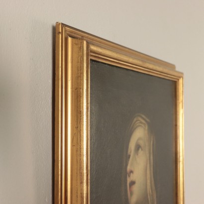Prayerful Madonna Painting 18th Century