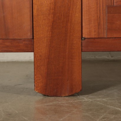 Silvio Coppola Cupboard Walnut Veneer Vintage Italy 1970s