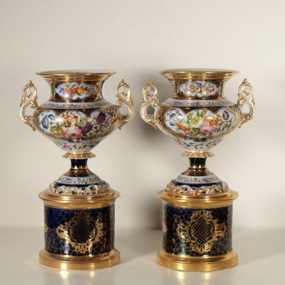 Couple of Ceramic Vase France 19th Century