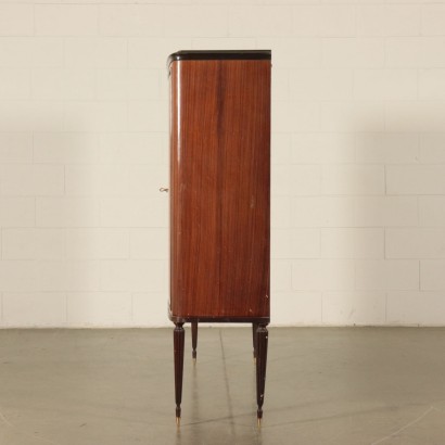 Cupboard Rosewood Veneer Marble Vintage Italy 1950s