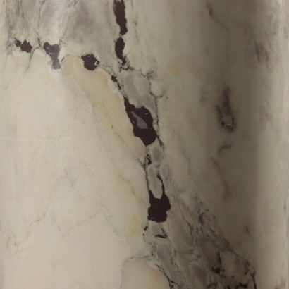 Vase Holders Marble Column 19th Century