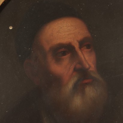 Portrait de Tiziano Huile sur Carton '700