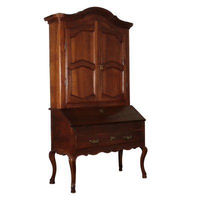 Commode scriban Noyer Italie Moitié '700