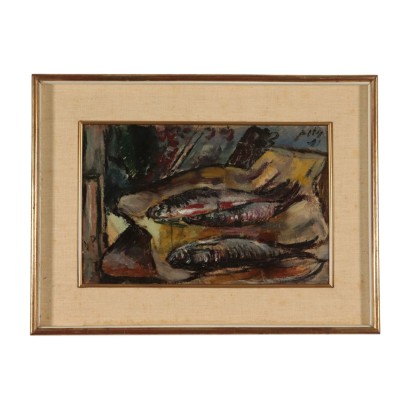 Nature morte avec des poissons