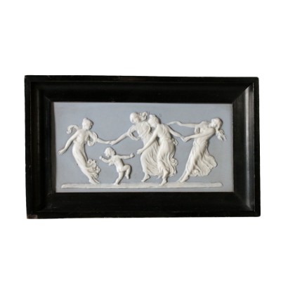 Small bas-relief in porcelain Wedgwood