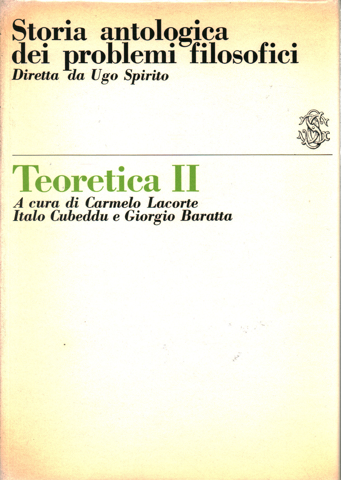 Teoretica II, s.a.