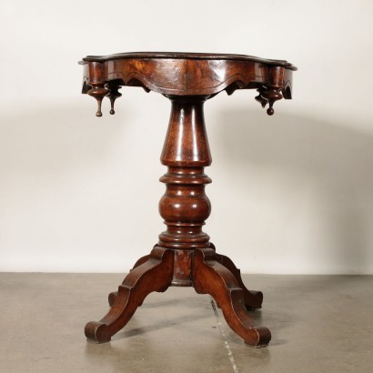 Walnut Table Manufactured in Italy 19th Century