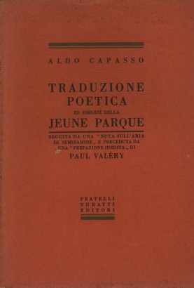 Traduzione ed esegesi della "Jeune Parque"