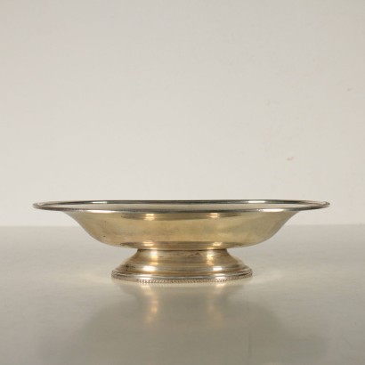 Silver Tray on Stand by Miracoli Romeo Italy 1950s-1960s