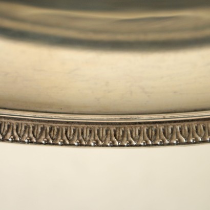 Silver Tray on Stand by Miracoli Romeo Italy 1950s-1960s