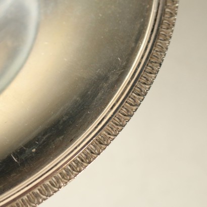 Silver Tray on Stand by Miracoli Romeo Italy 1950s-1960s