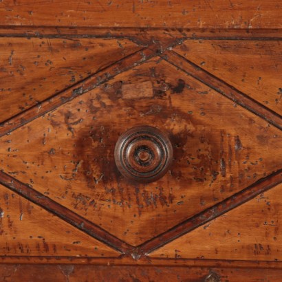 Cupboard Solid Walnut Italy Early 18th Century