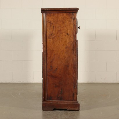 Cupboard Solid Walnut Italy Early 18th Century