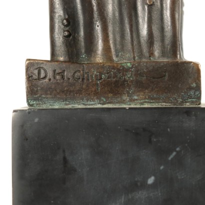 Female Figure Bronze Sculpture Copy of Demetre Haralam Chiparus