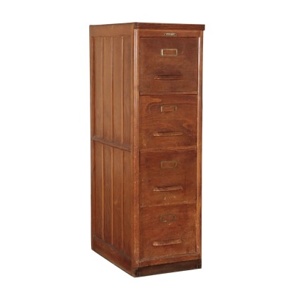 Filing Cabinet Wood Italy First Half of 1900s