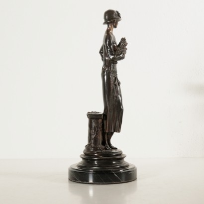 Female Figure Bronze Sculpture 20th Century