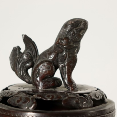 Bronze Incense Burner Made in Japan Meiji Age