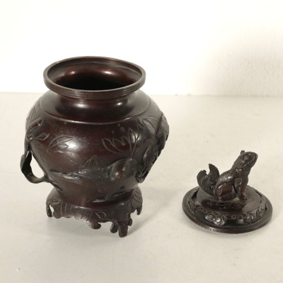 Bronze Incense Burner Made in Japan Meiji Age