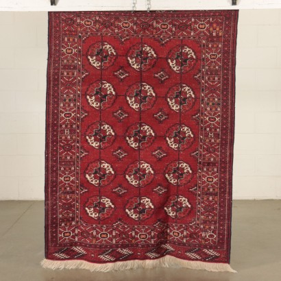 Handmade Bokara Rug Turkmenistan 1940s