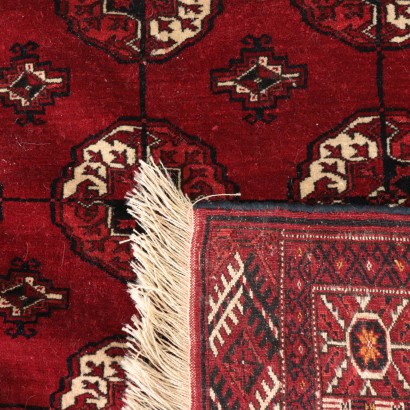 Handmade Bokara Rug Turkmenistan 1940s