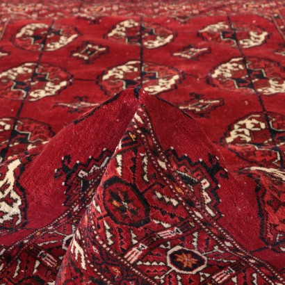 Handmade Bokara Rug Turkmenistan 1940s