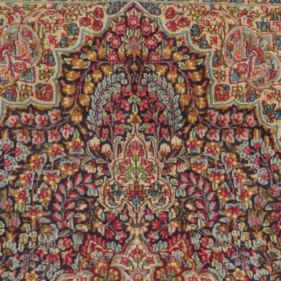 Handmade Kerman Rug Iran 1950s-1960s
