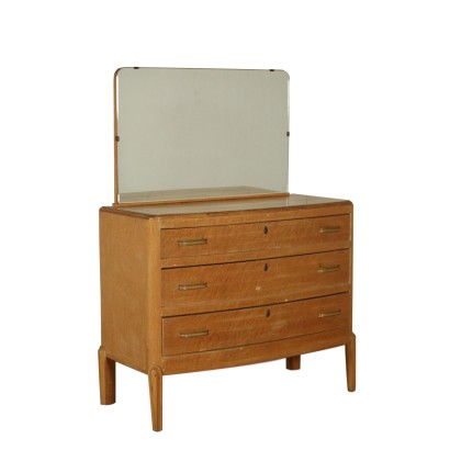 Chest of Drawers with Mirror Vintage Italy 1930s