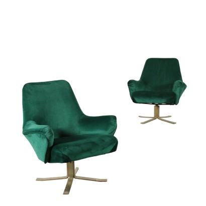 Pair of Armchairs for Formanova Vintage Italy 1960s-1970s