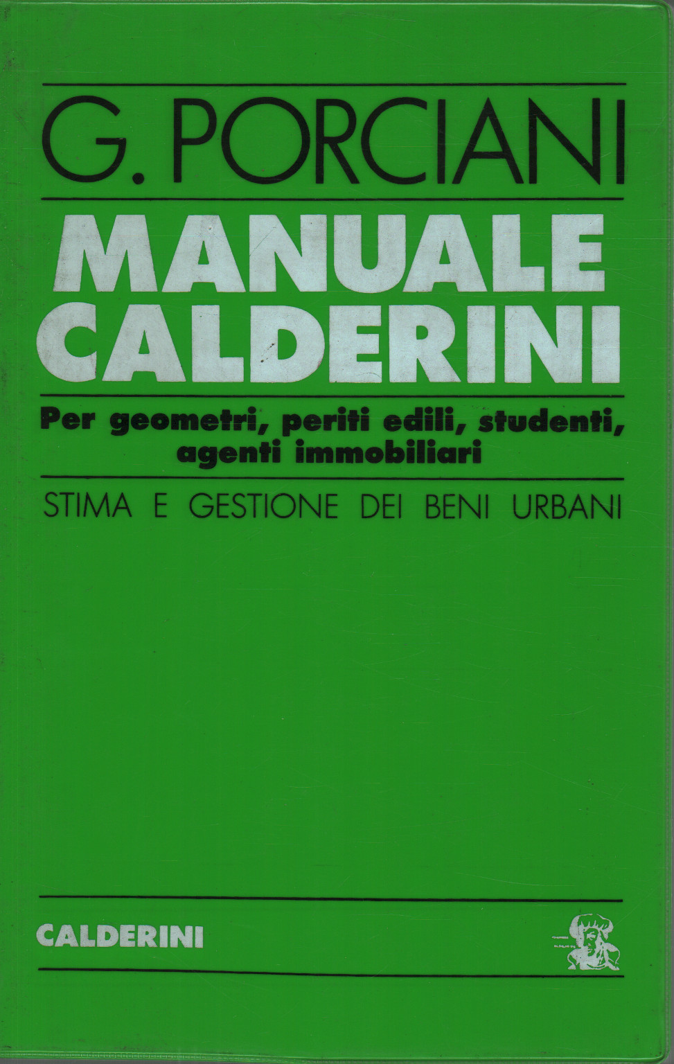 Manuale Calderini, s.a.